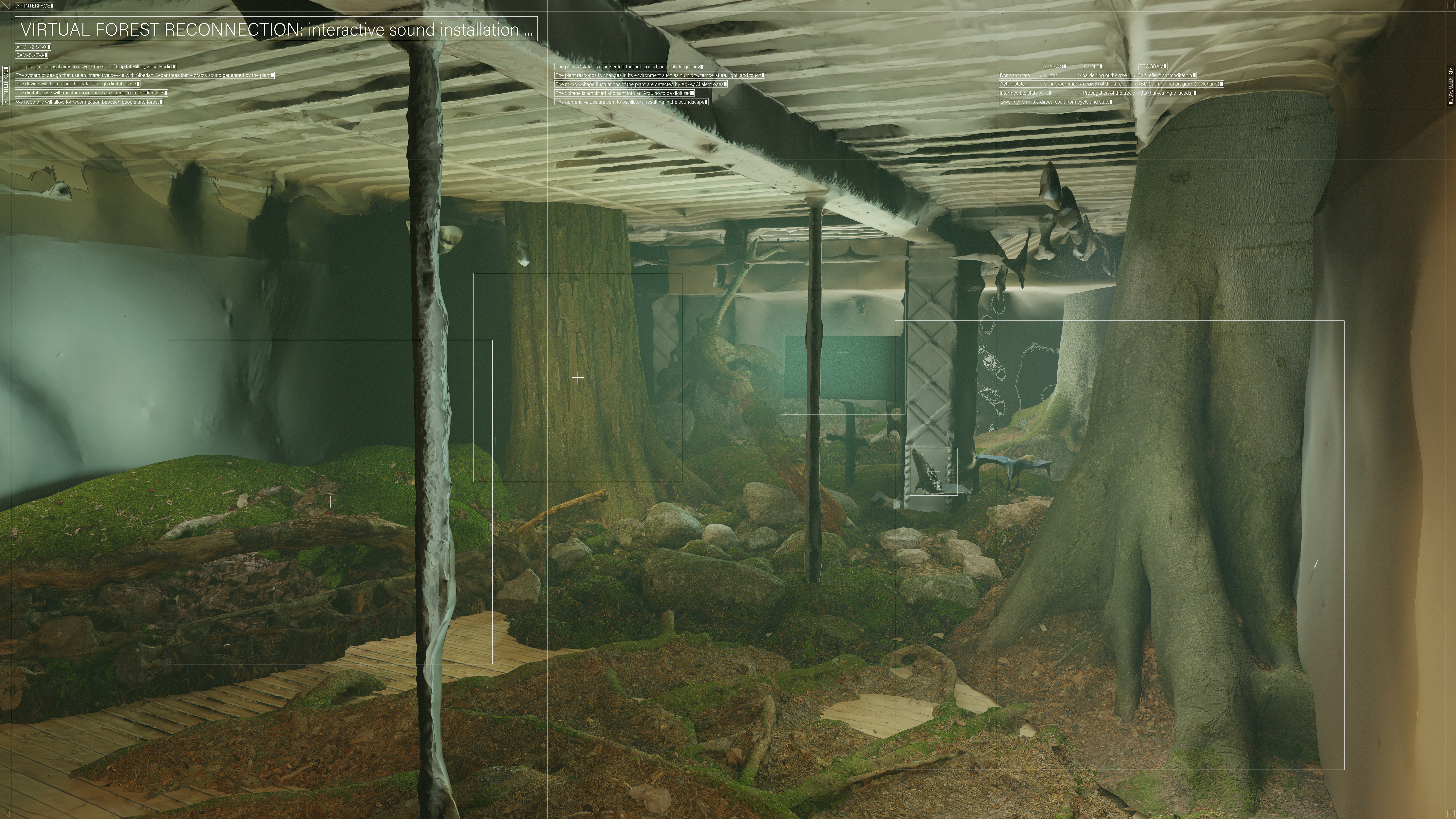 Virtual Forest Reconnection Device Interface